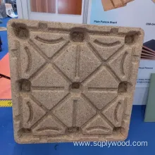 Nestable 80% Space Saving Compressed Wood Chip Pallets